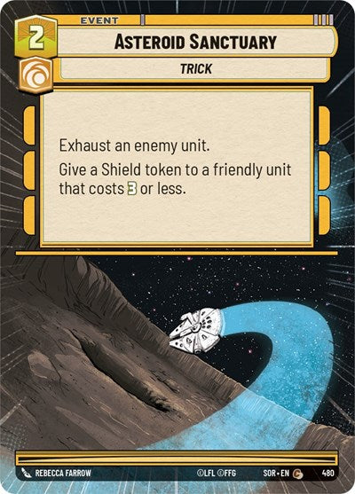Asteroid Sanctuary - 480 - Common (Hyperspace) - Spark of Rebellion