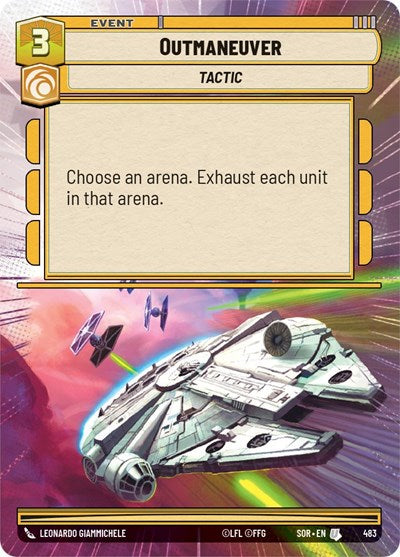 Outmaneuver - 483 - Uncommon (Hyperspace) - Spark of Rebellion