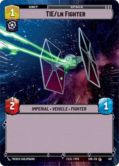 TIE/ln Fighter - 487 - Common (Hyperspace) - Spark of Rebellion
