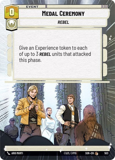 Medal Ceremony - 503 - Common (Hyperspace) - Spark of Rebellion