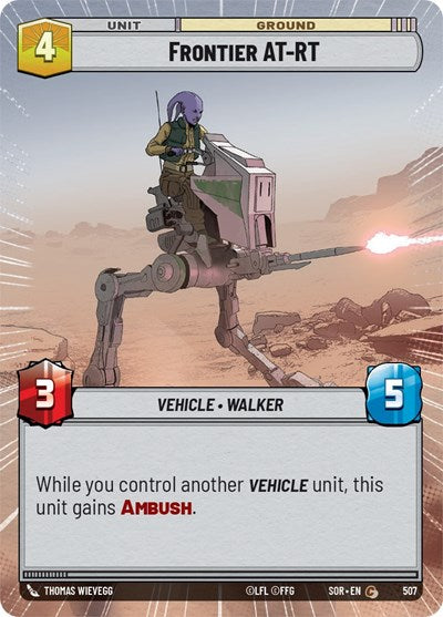 Frontier AT-RT - 507 - Common (Hyperspace) - Spark of Rebellion
