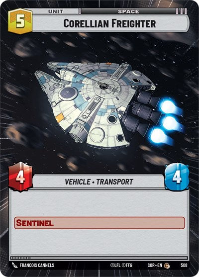Corellian Freighter - 508 - Common (Hyperspace) - Spark of Rebellion