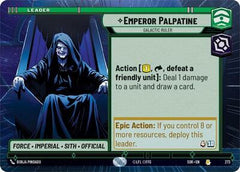 Emperor Palpatine - Galactic Ruler - 273 - Rare (Hyperspace) - Spark of Rebellion