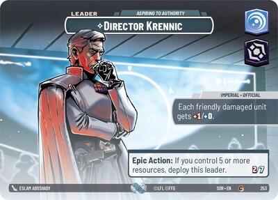 Director Krennic - Aspiring to Authority - 253 - Common (Showcase) - Spark of Rebellion