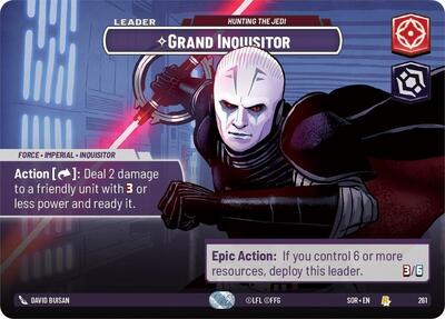 Grand Inquisitor - Hunting the Jedi - 261 - Rare (Showcase) - Spark of Rebellion