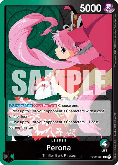 Perona - OP06-021 - Leader - Wings of the Captain