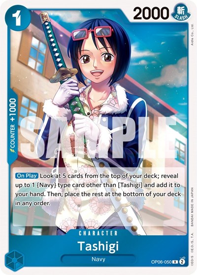 Tashigi - OP06-050 - Rare - Wings of the Captain