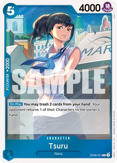 Tsuru - OP06-051 - Rare - Wings of the Captain