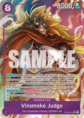 Vinsmoke Judge - OP06-062 - Super Rare (Alternate Art) - Wings of the Captain