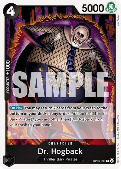 Dr. Hogback - OP06-090 - Rare - Wings of the Captain