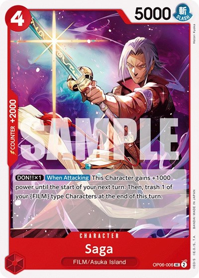Saga - OP06-006 - Uncommon - Wings of the Captain
