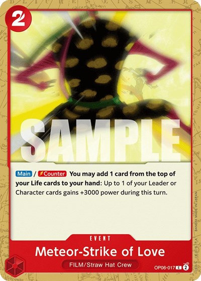 Meteor-Strike of Love - OP06-017 - Common - Wings of the Captain
