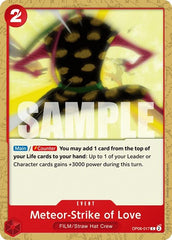 Meteor-Strike of Love - OP06-017 - Common - Wings of the Captain