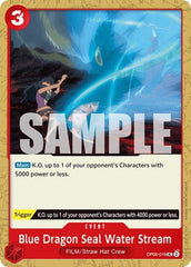 Blue Dragon Seal Water Stream - OP06-019 - Uncommon - Wings of the Captain