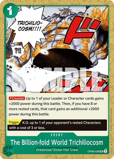 The Billion-fold World Trichiliocosm - OP06-038 - Uncommon - Wings of the Captain