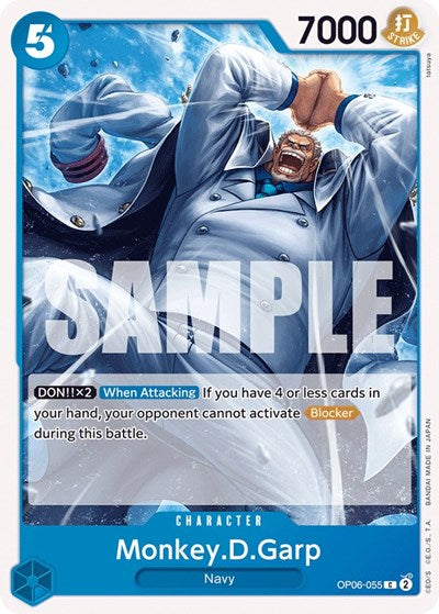 Monkey.D.Garp - OP06-055 - Common - Wings of the Captain