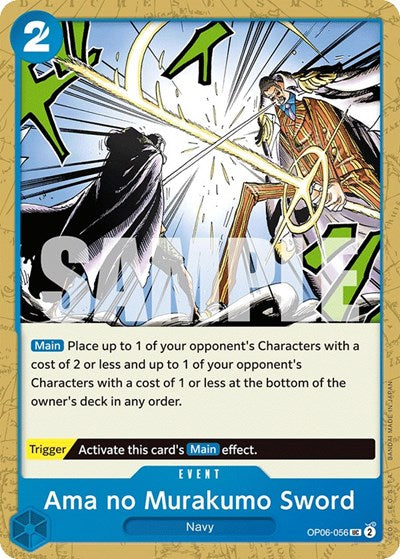 Ama no Murakumo Sword - OP06-056 - Uncommon - Wings of the Captain