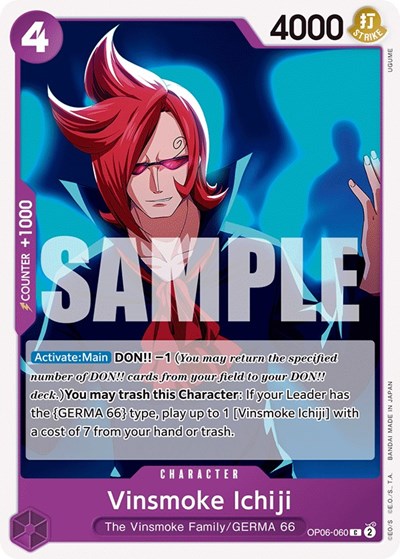 Vinsmoke Ichiji - OP06-060 - Common - Wings of the Captain