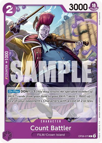 Count Battler - OP06-075 - Common - Wings of the Captain