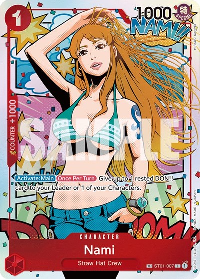 Nami - ST01-007 - Treasure Rare (Treasure Rare) - Wings of the Captain
