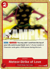 Meteor-Strike of Love - OP06-017 - Common - Wings of the Captain Pre-Release Cards