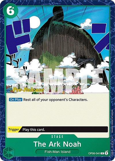 The Ark Noah - OP06-041 - Common - Wings of the Captain Pre-Release Cards