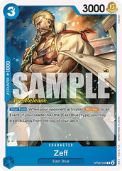 Zeff - OP06-048 - Common - Wings of the Captain Pre-Release Cards