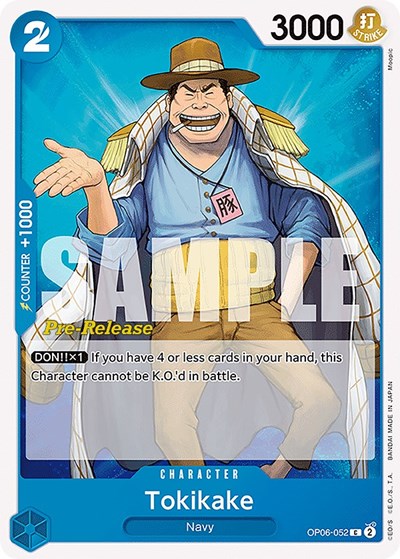 Tokikake - OP06-052 - Common - Wings of the Captain Pre-Release Cards