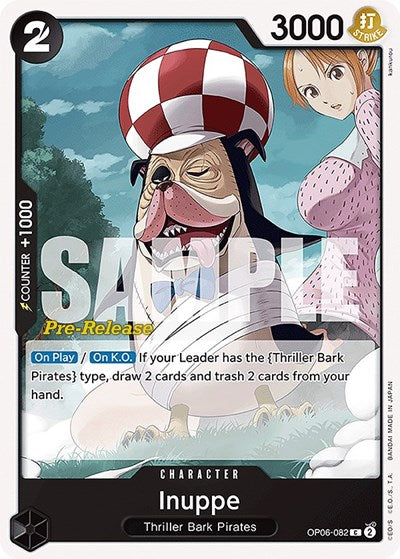 Inuppe - OP06-082 - Common - Wings of the Captain Pre-Release Cards