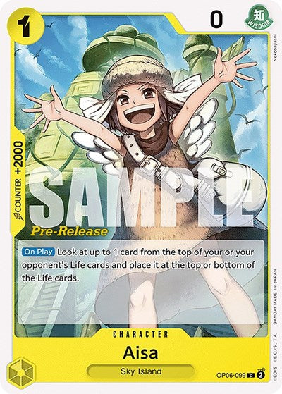 Aisa - OP06-099 - Common - Wings of the Captain Pre-Release Cards