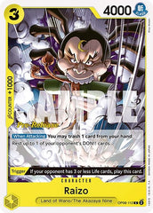 Raizo - OP06-112 - Common - Wings of the Captain Pre-Release Cards
