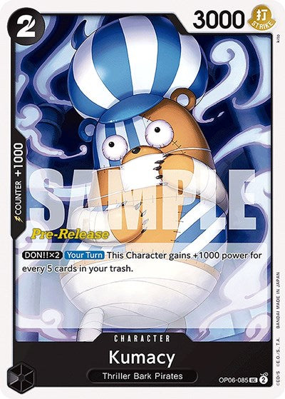 Kumacy - OP06-085 - Uncommon - Wings of the Captain Pre-Release Cards