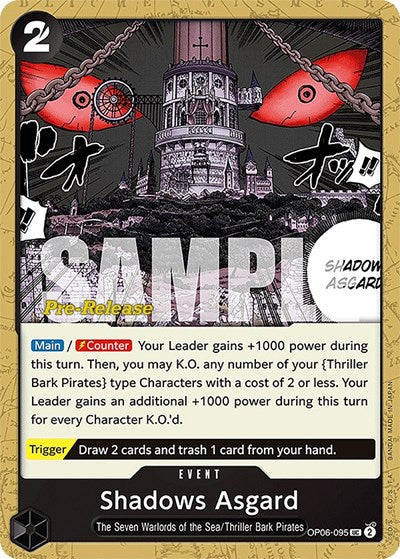 Shadows Asgard - OP06-095 - Uncommon - Wings of the Captain Pre-Release Cards