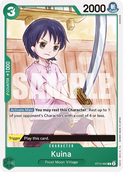 Kuina - ST12-002 - Common - ST-12: Starter Deck 12 Zoro and Sanji