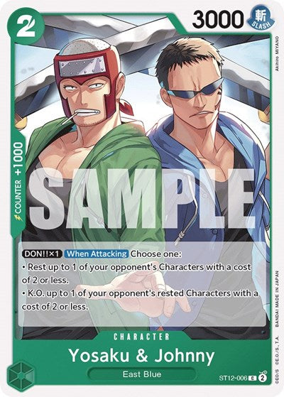 Yosaku & Johnny - ST12-006 - Common - ST-12: Starter Deck 12 Zoro and Sanji