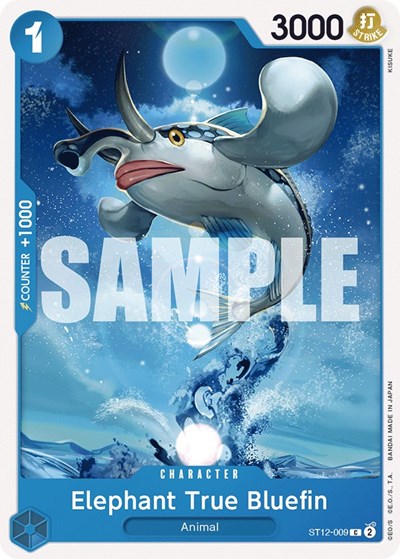 Elephant True Bluefin - ST12-009 - Common - ST-12: Starter Deck 12 Zoro and Sanji