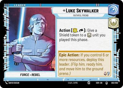 Luke Skywalker - Faithful Friend - 002/002 - Special - Prerelease Promos