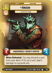 Greedo - Slow on the Draw - 18/20 - Rare - Spark of Rebellion: Weekly Play Promos