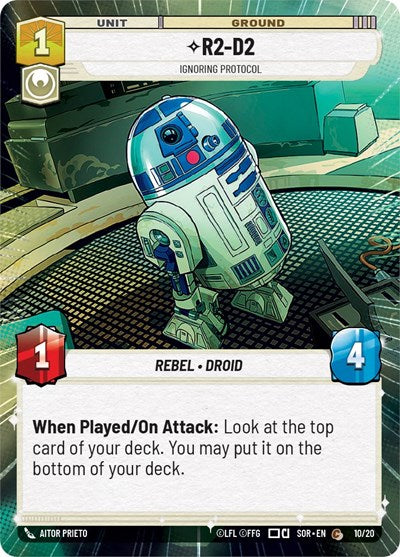 R2-D2 - Ignoring Protocol - 10/20 - Common (Hyperspace) - Spark of Rebellion: Weekly Play Promos