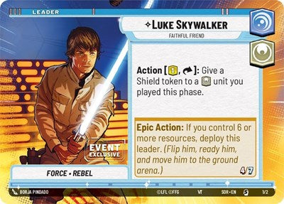 Luke Skywalker - Faithful Friend - 1/2 - Special (Hyperspace) - Event Exclusive Promos