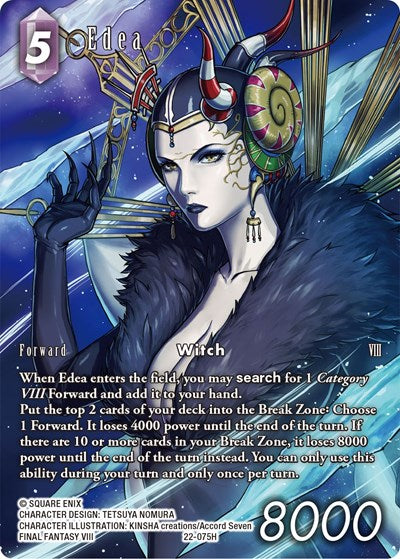 Edea - 22-075H - Hero (Full Art) - Hidden Hope