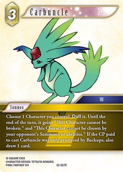 Carbuncle - 22-057R - Rare - Hidden Hope