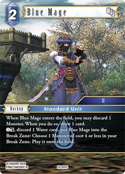 Blue Mage - 22-091C - Common - Hidden Hope