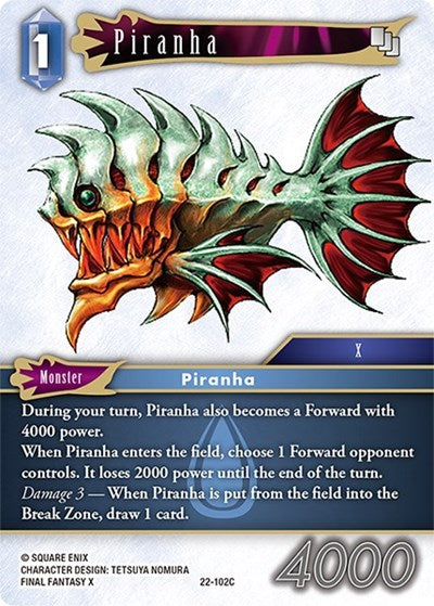 Piranha - 22-102C - Common - Hidden Hope