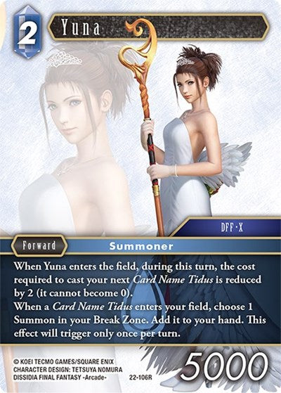 Yuna - 22-106R - Rare - Hidden Hope