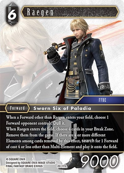 Raegen - 22-111L - Legend - Hidden Hope