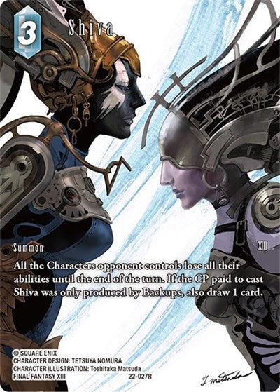 Shiva - 22-027R - Rare (Full Art) - Hidden Hope