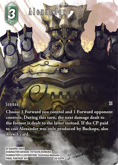 Alexander - 22-037R - Rare (Full Art) - Hidden Hope