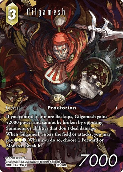Gilgamesh - 22-061L - Legend (Full Art) - Hidden Hope