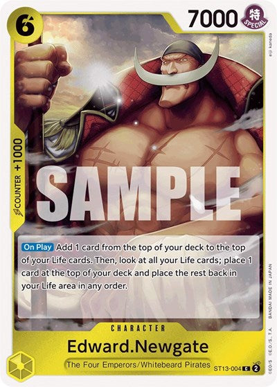 Edward.Newgate - ST13-004 - Common - ST-13: Ultra Deck The Three Brothers